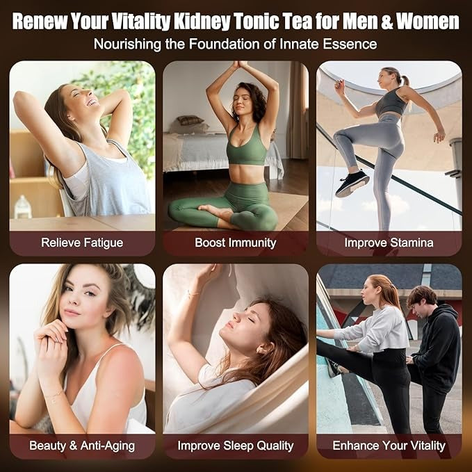 Ginseng Five Treasure Tea || Traditional Chinese Herbal Tea, Natural Organic Kidney Cleanse Detox Tea for Women & Men