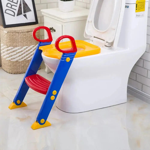 Children's Toilet Ladder || Potty Training Toilet Seat with Step and Ladder Yazdan Store