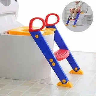 Children's Toilet Ladder || Potty Training Toilet Seat with Step and Ladder Yazdan Store