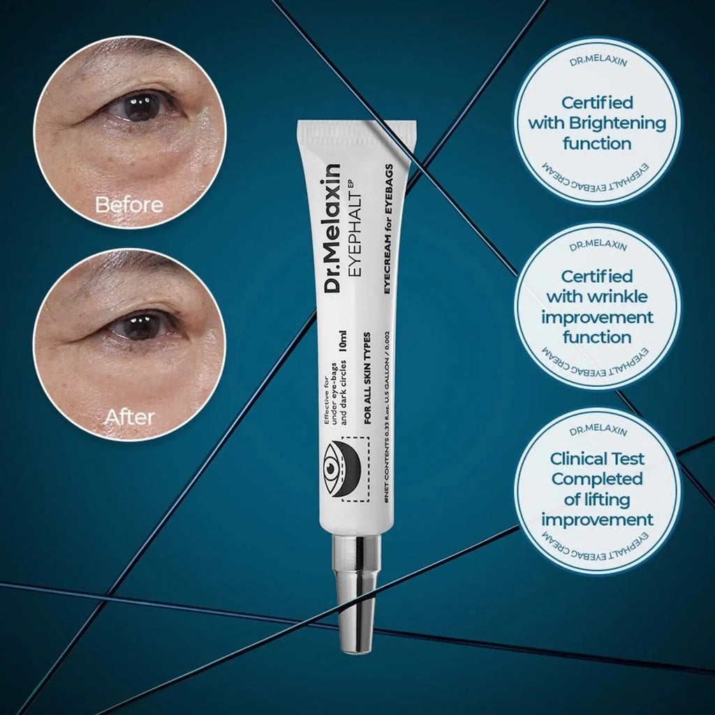 Dr Melaxin - Eyephalt Eye Cream for Dark Circles and Puffiness, Under-Eye Cream for Bags with Bio-Spicule Yazdan Store