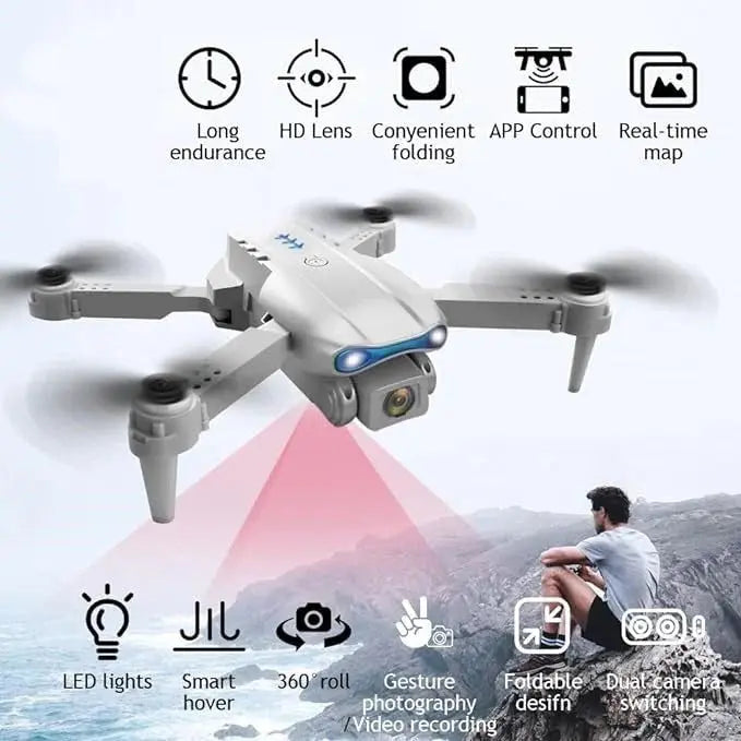 E99 Drone Camera – Easy Control &amp; Aerial Fun Yazdan Store