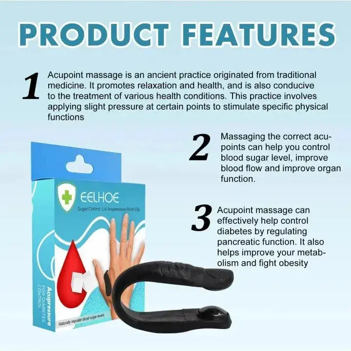 EELHOE - Sugar Control L14 Acupressure Point Clip Yazdan Store